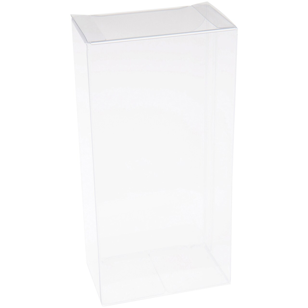 Plymor Clear Folding Action Figure Storage / Display Protector Box, 2.75" W x 1.75" D x 5.5" H, fits 4.25" - 5" Figures